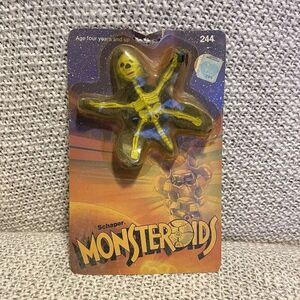 HTF VTG 1984 Schaper Monsteroid Made in‎ Hong Kong NOS package Damage Skeleton
